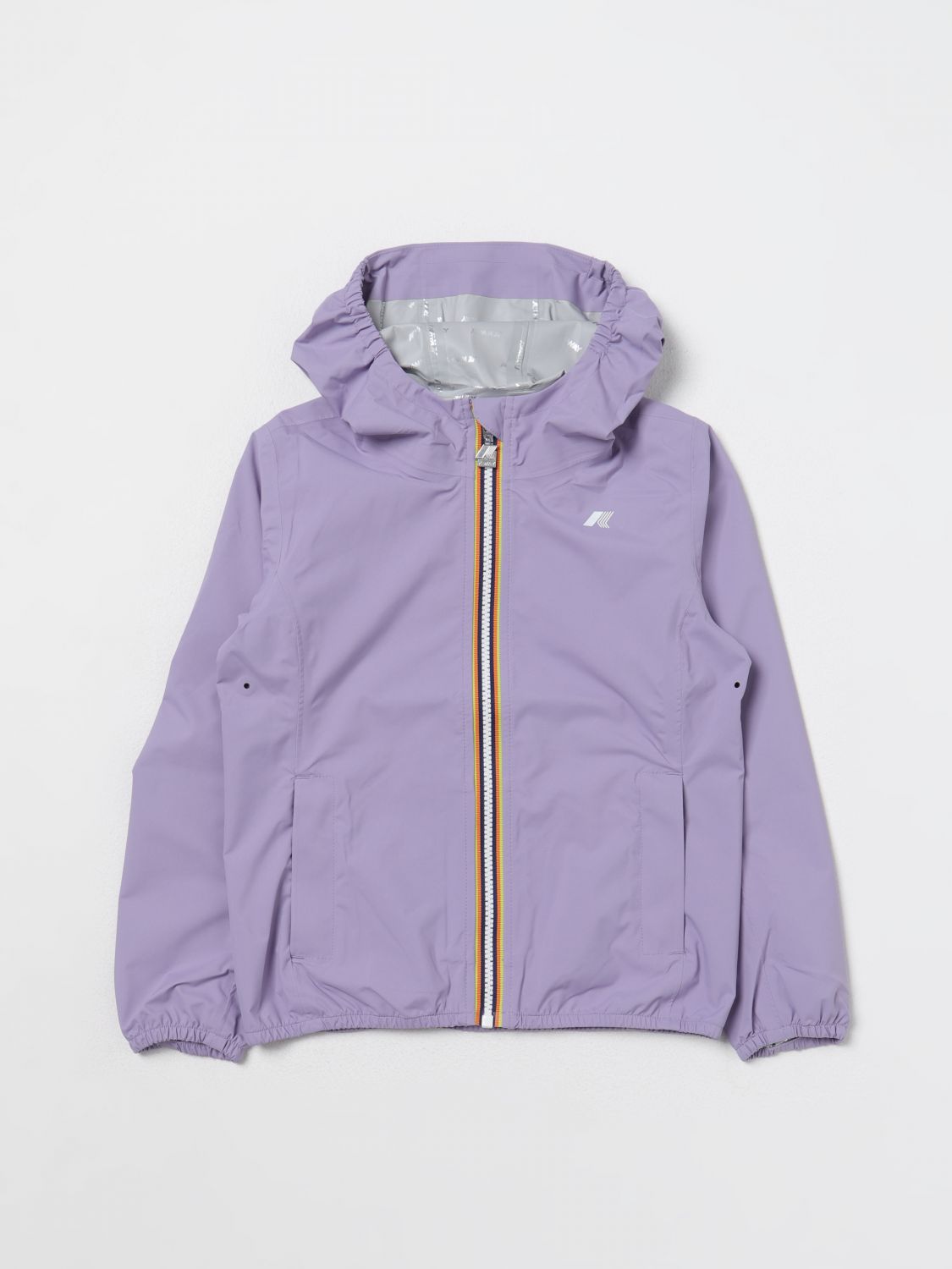 Shop K-way Coat  Kids Color Violet