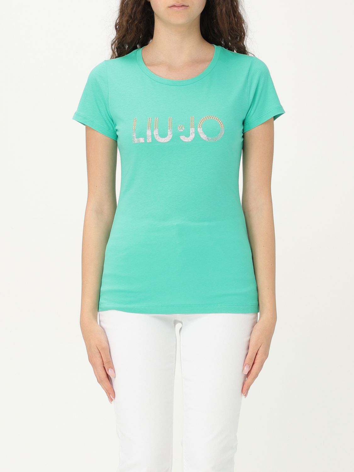 Shop Liu •jo T-shirt Liu Jo Woman Color Green