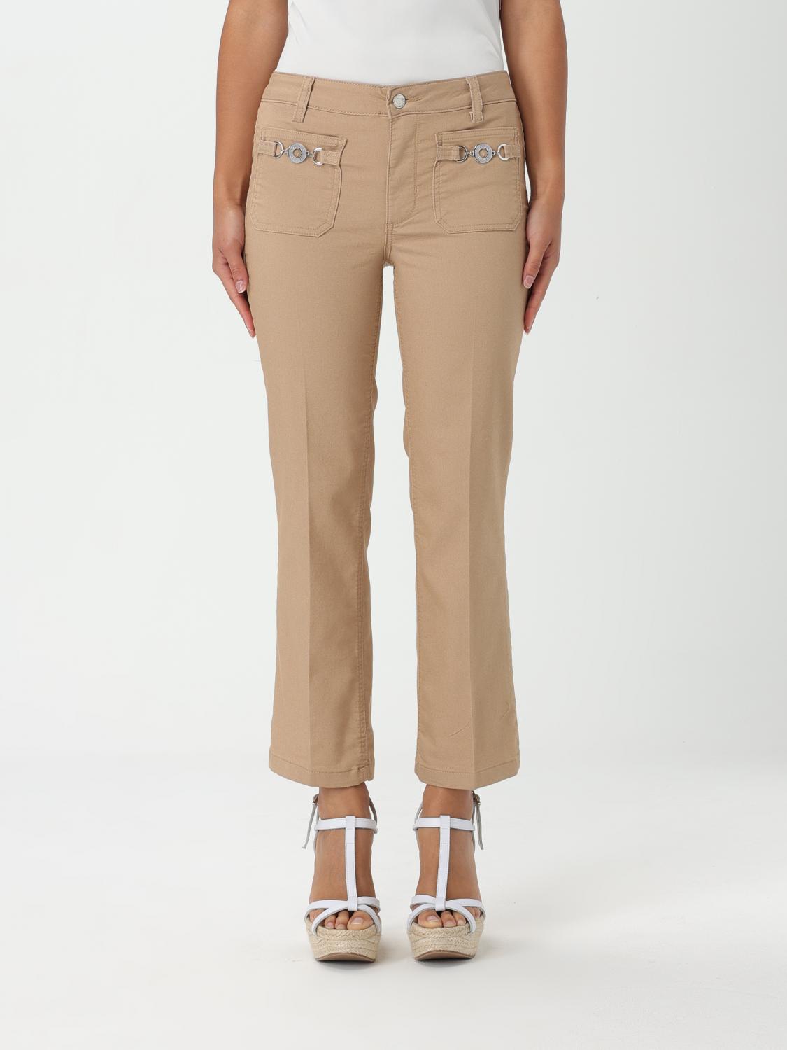 Shop Liu •jo Pants Liu Jo Woman Color Camel