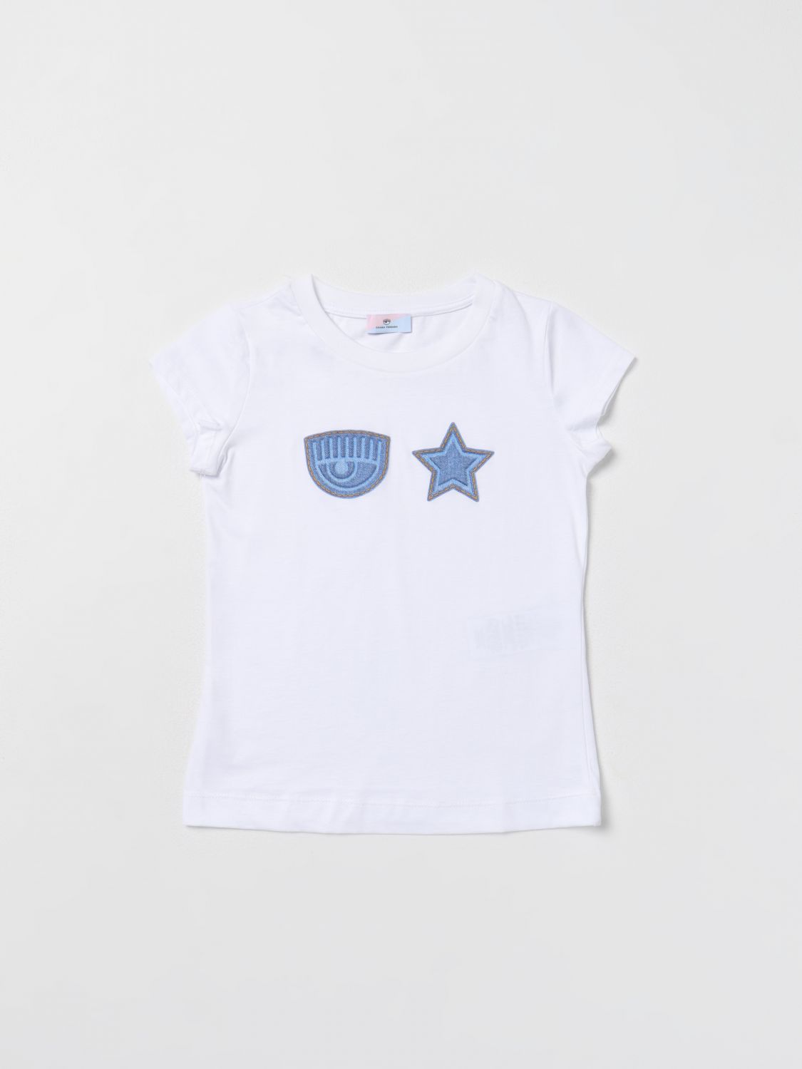 Shop Chiara Ferragni T-shirt  Kids Color White