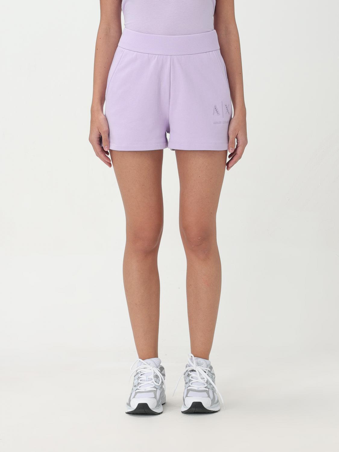 Armani Exchange Short  Woman Color Violet In Violet