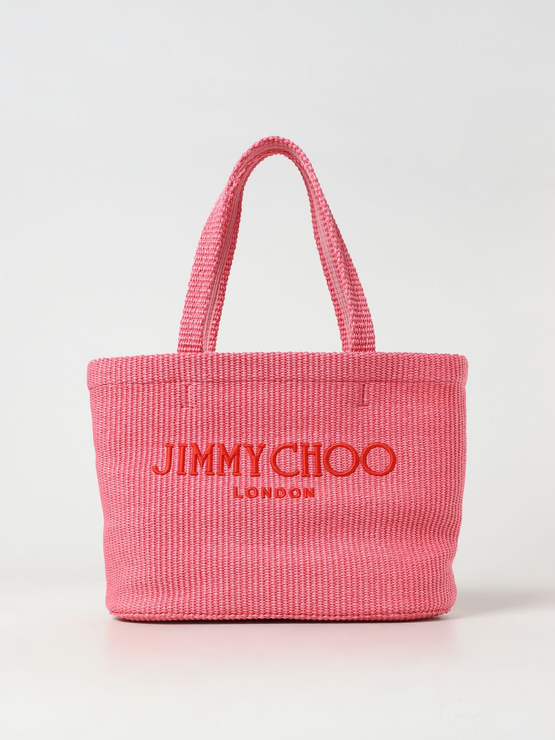 Shop Jimmy Choo Tote Bags  Woman Color Pink
