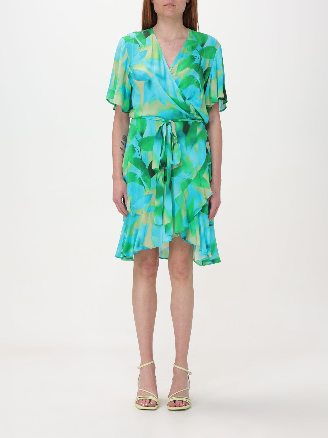Shop Liu •jo Dress Liu Jo Woman Color Green
