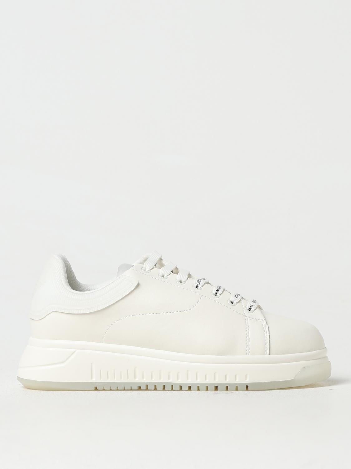 Sneakers EMPORIO ARMANI Men color Yellow Cream Sneakers EMPORIO ARMANI Men color Yellow Cream