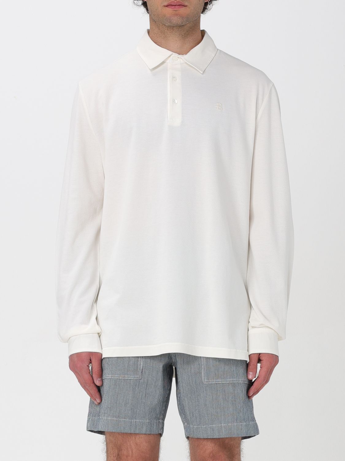 Shop Ballantyne Polo Shirt  Men Color White In 白色