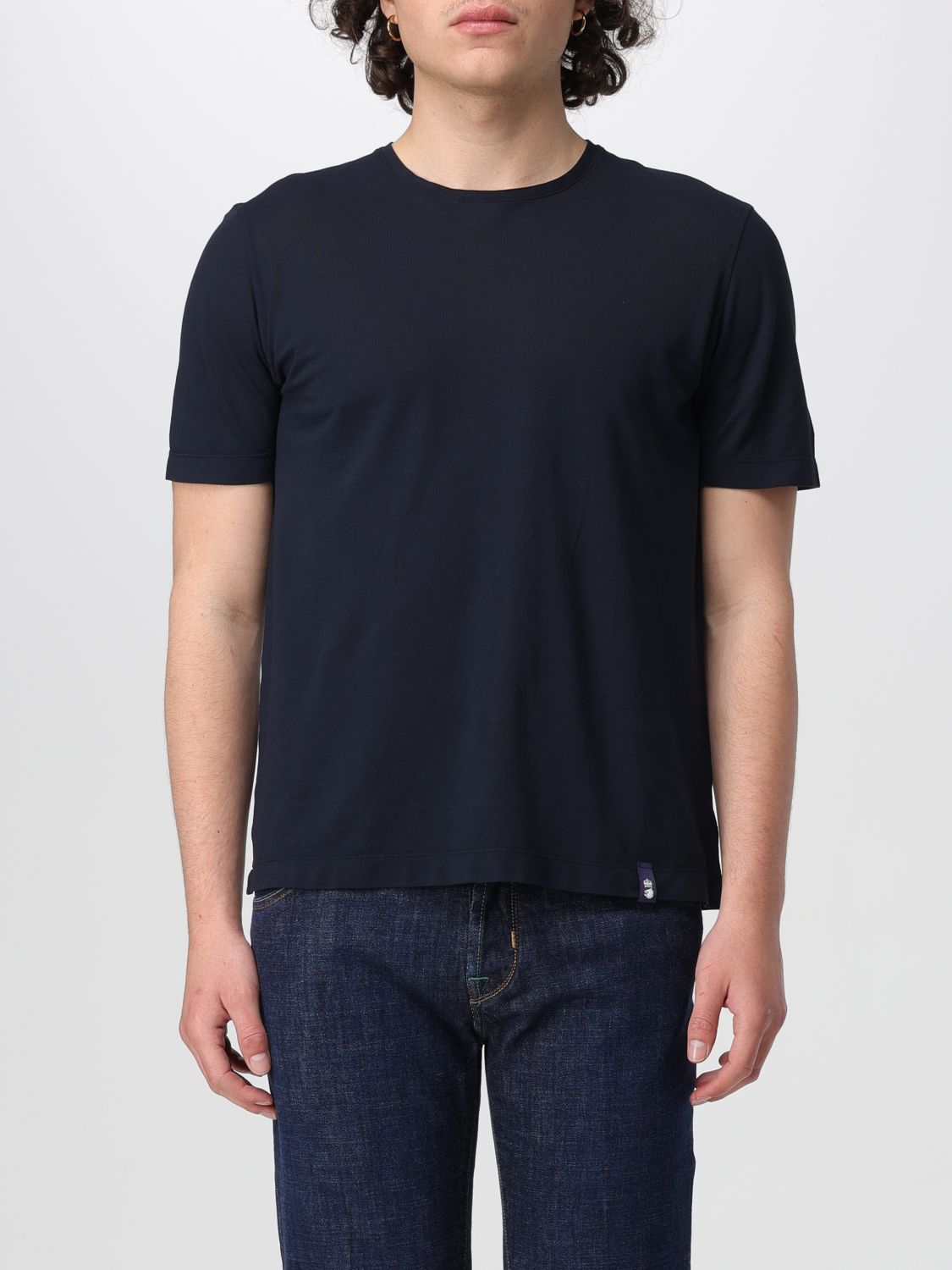 Shop Drumohr T-shirt  Men Color Navy