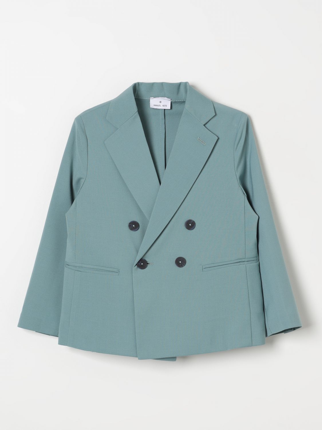 Shop Manuel Ritz Blazer  Kids Color Green