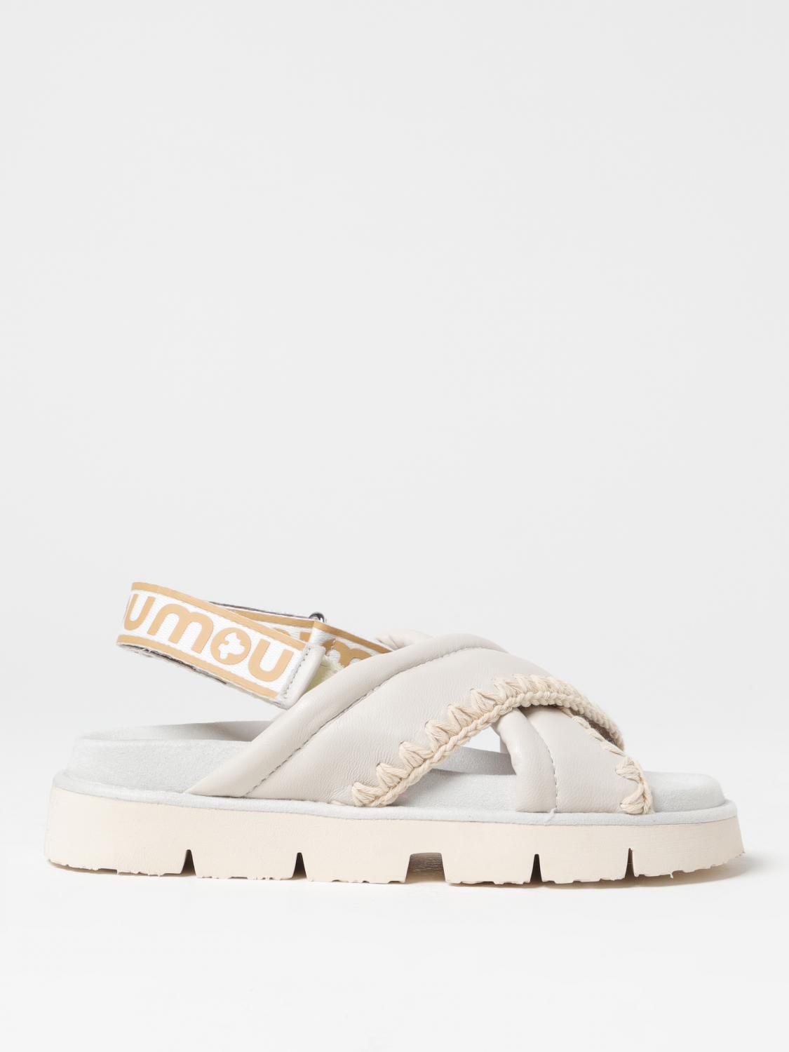 MOU FLAT SANDALS MOU WOMAN COLOR WHITE F48283001