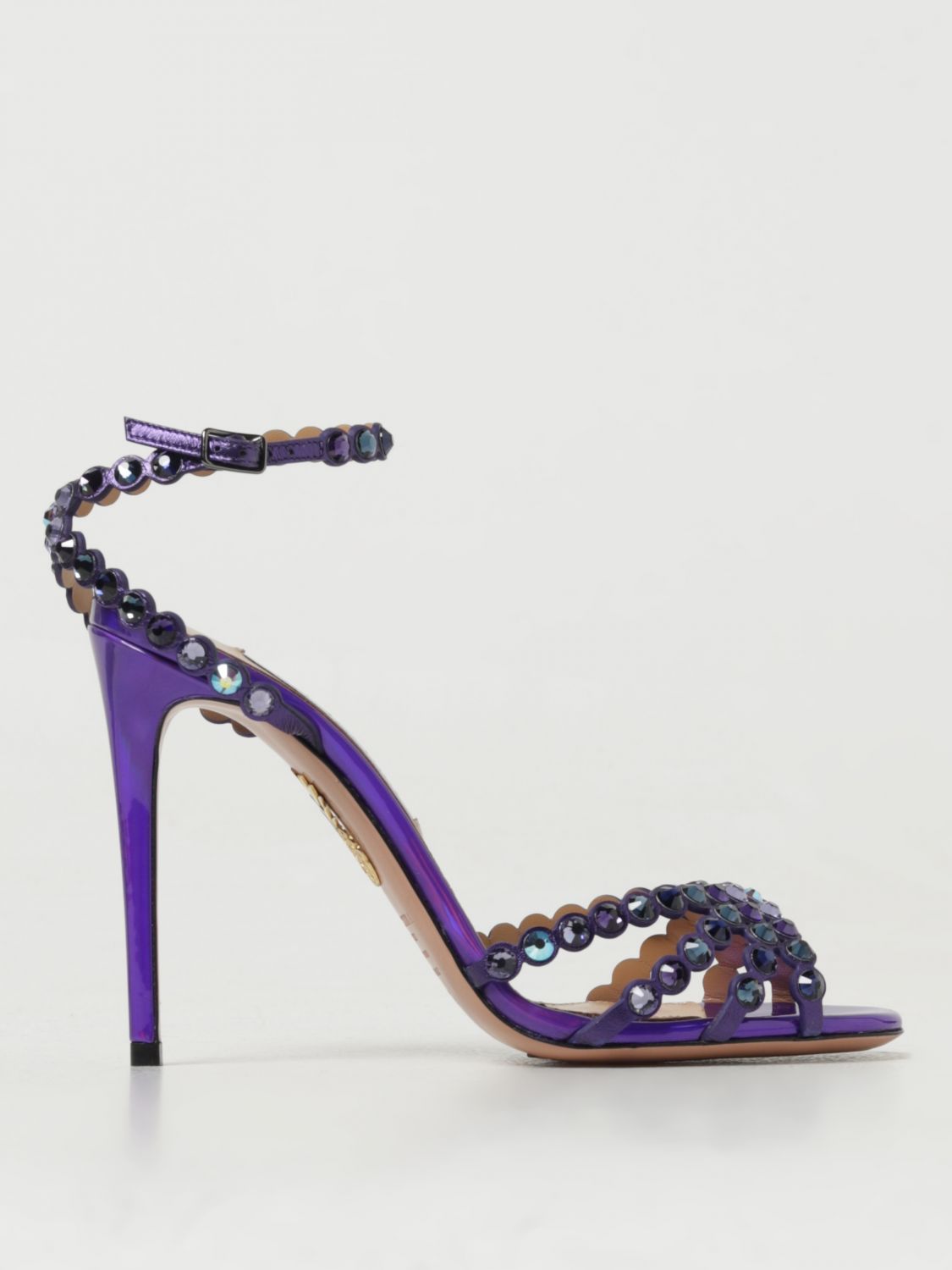 Aquazzura Heeled Sandals  Woman Color Violet In 紫色