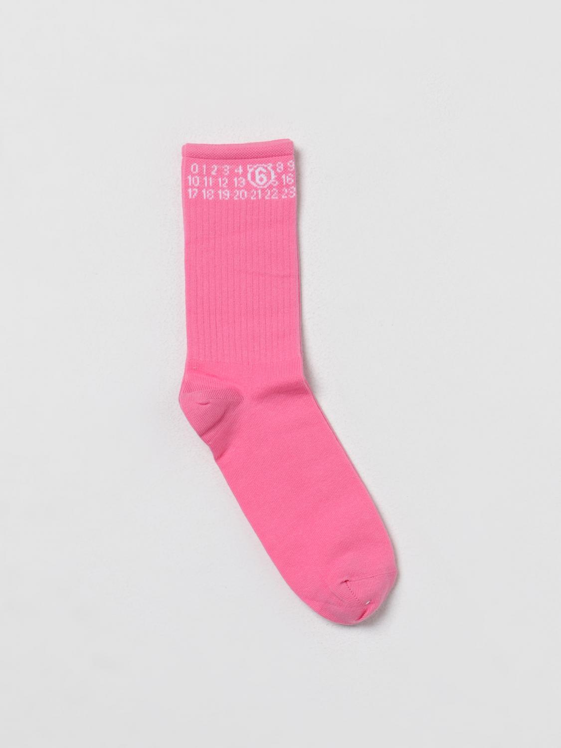 MM6 MAISON MARGIELA Socks Kids color Pink　MM6 MAISON MARGIELA ソックス キッズカラー ピンク MM6