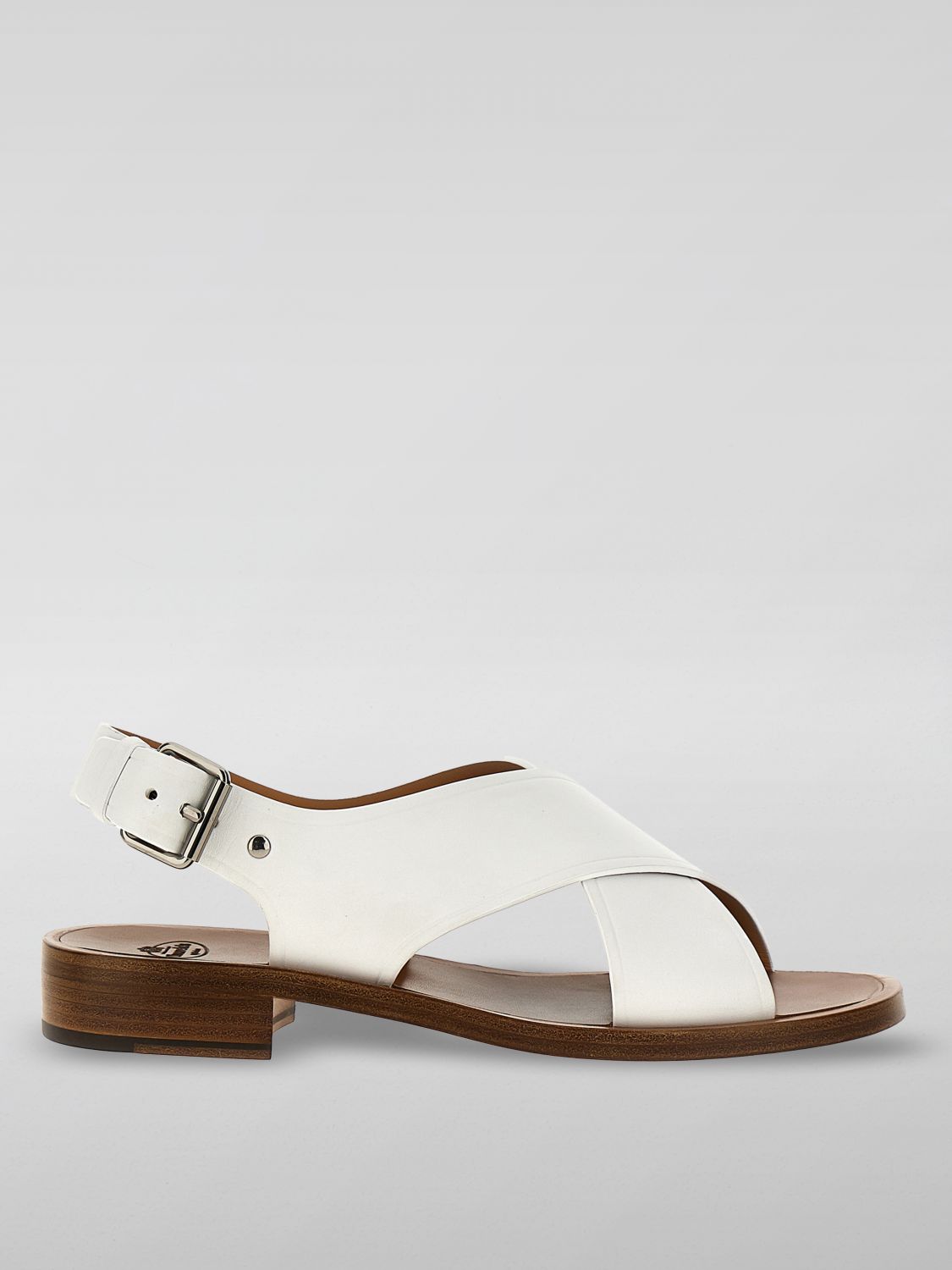 Shop Church's Flat Sandals  Woman Color White