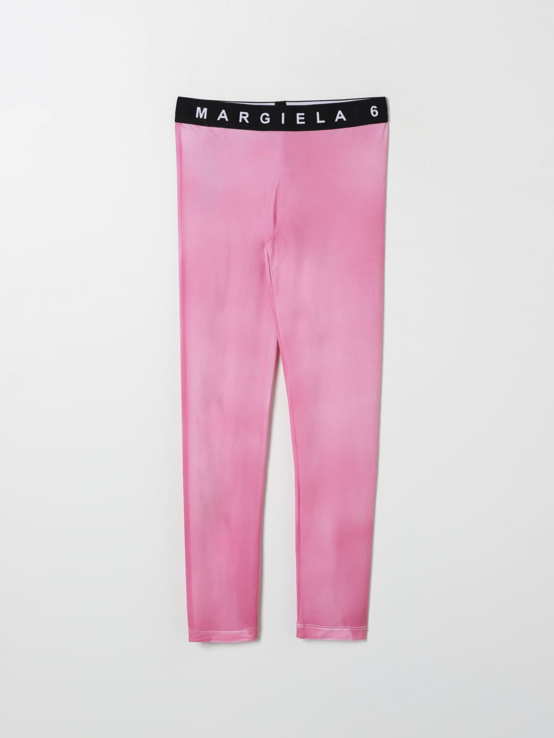 Shop Mm6 Maison Margiela Pants  Kids Color Pink