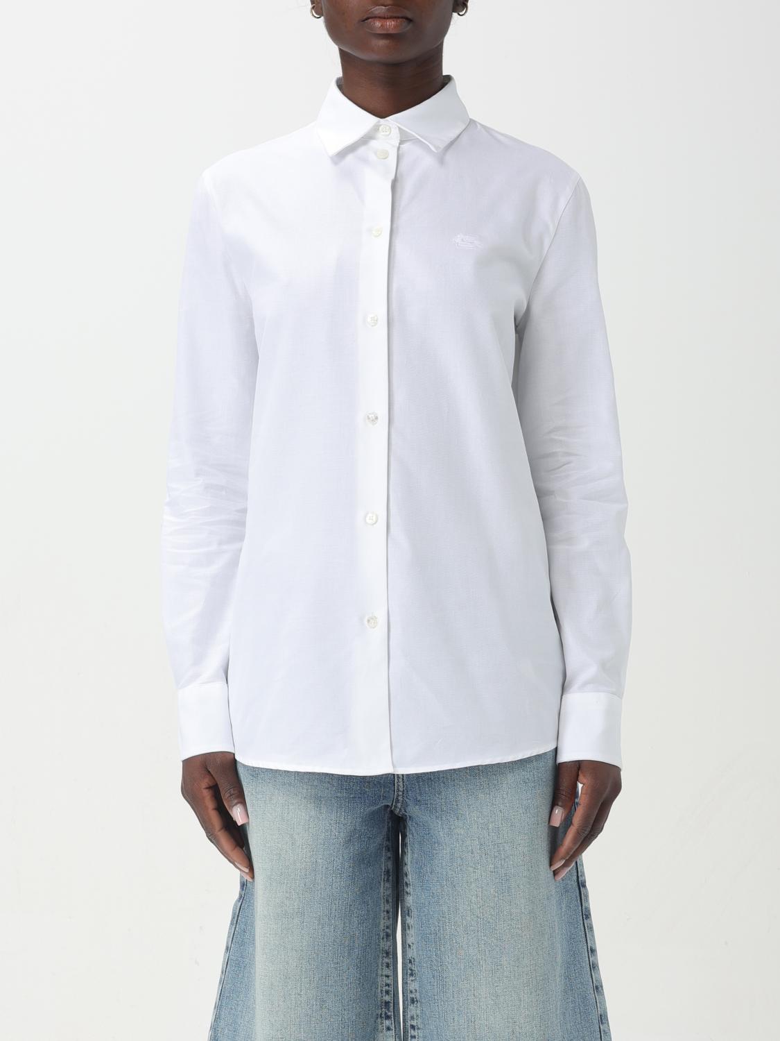 Shop Etro Shirt  Woman Color White