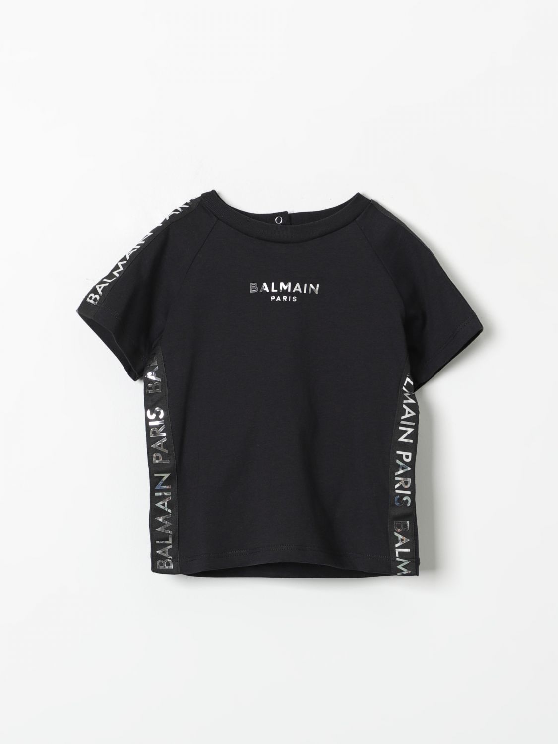 Shop Balmain T-shirt  Kids Kids Color Black