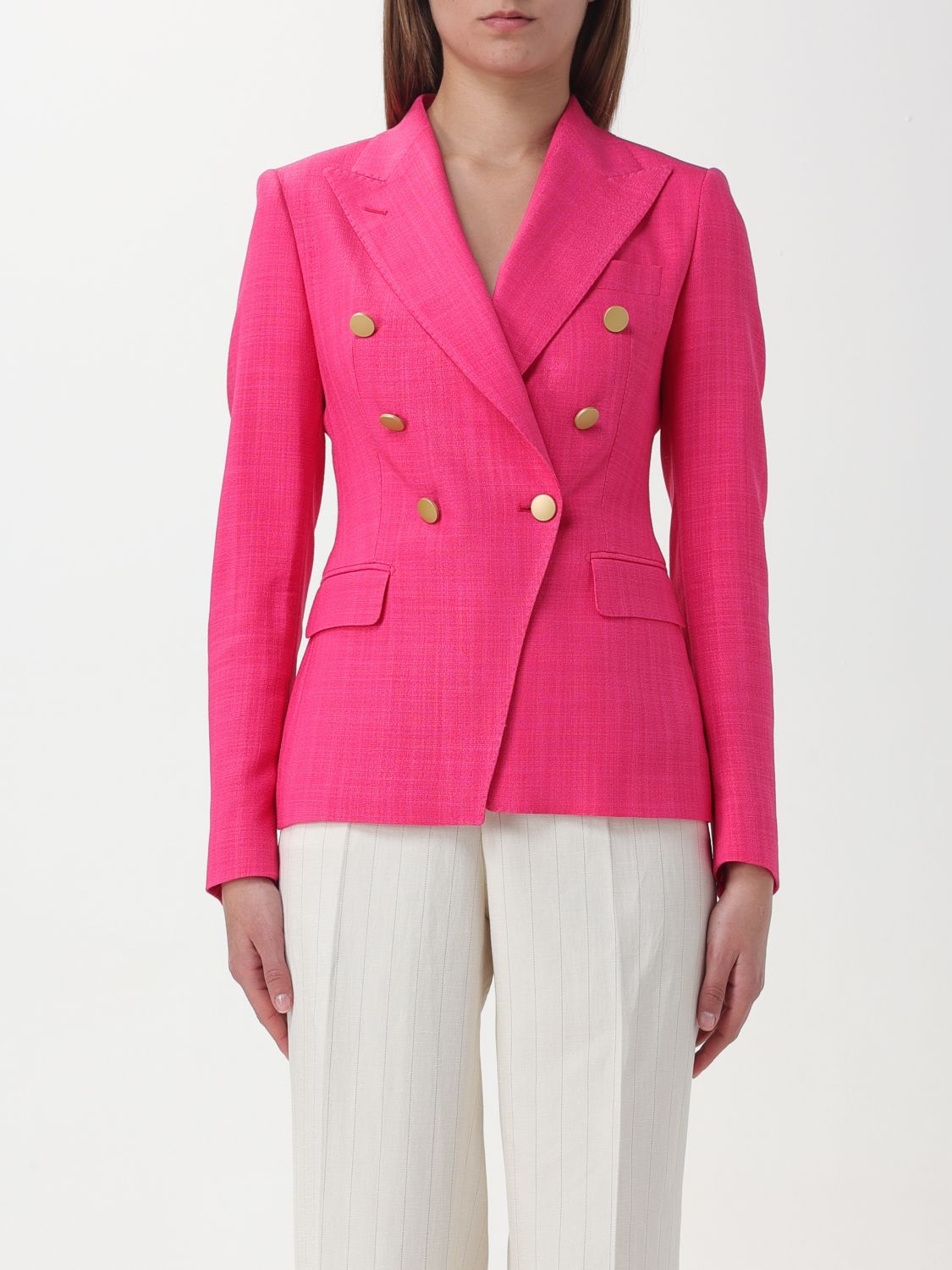 Shop Tagliatore Blazer  Woman Color Pink