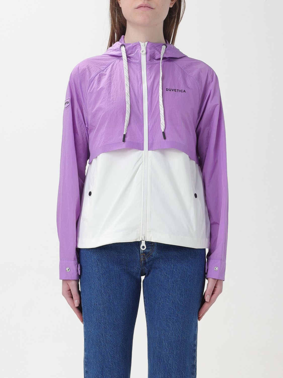 Shop Duvetica Jacket  Woman Color Violet