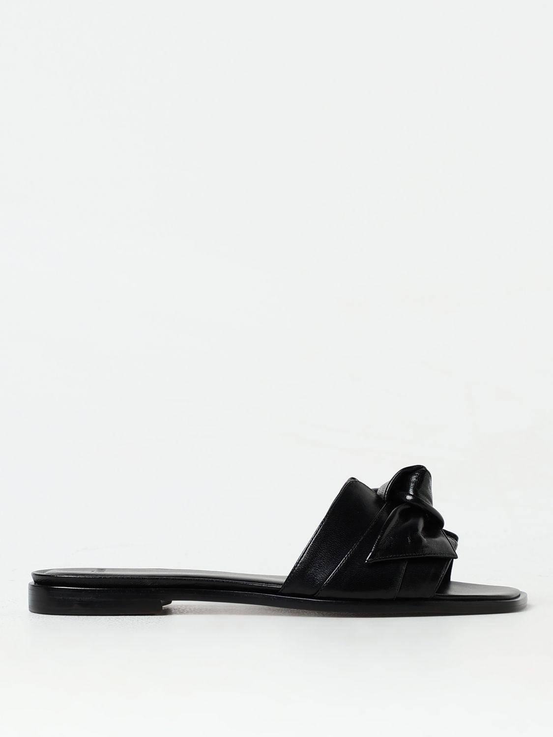 Shop Alexandre Birman Flat Sandals  Woman Color Black