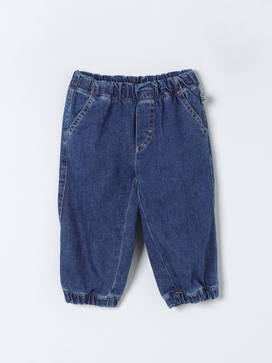 Shop Il Gufo Pants  Kids Color Sky Blue