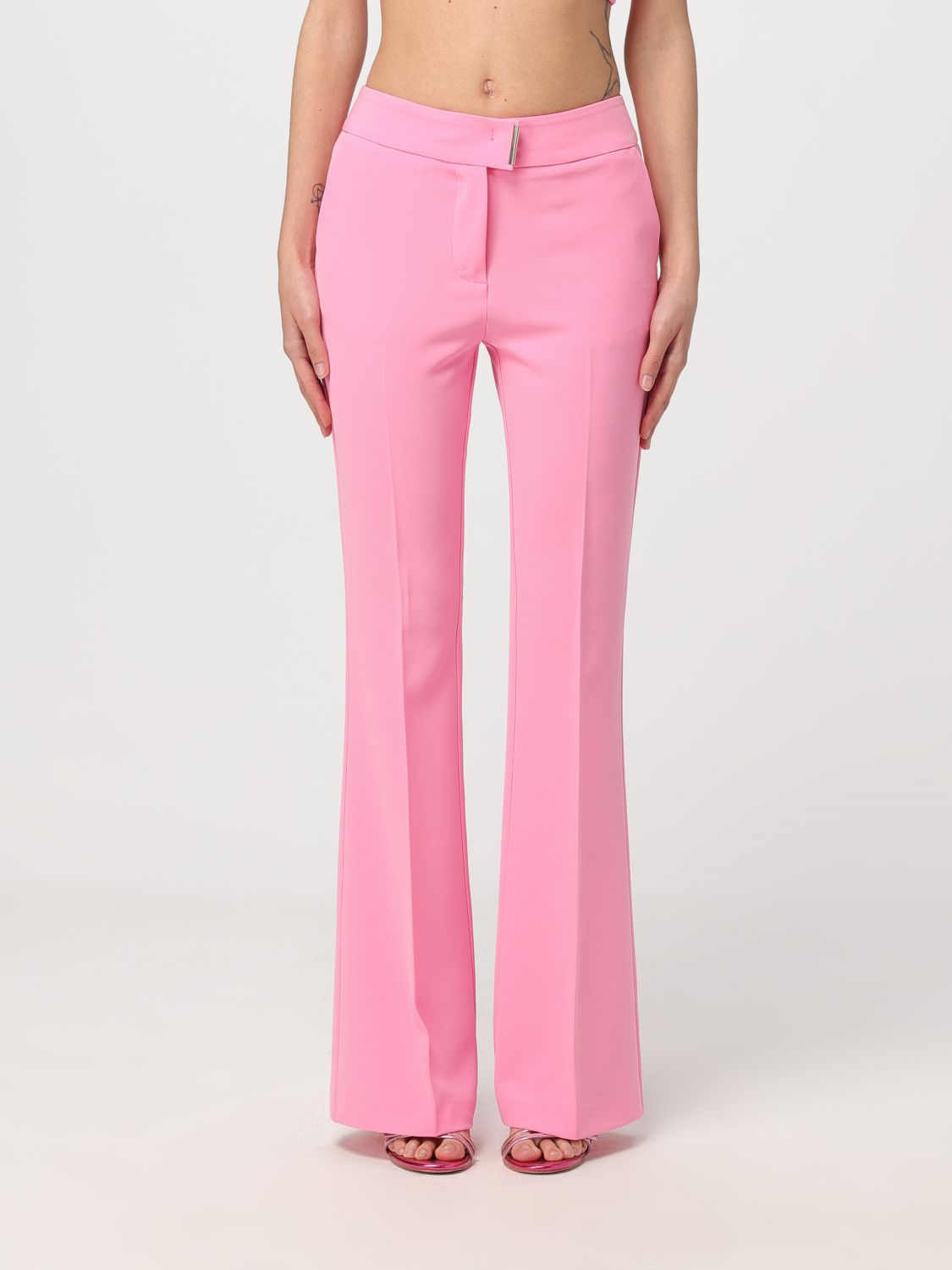 Shop Simona Corsellini Pants  Woman Color Pink