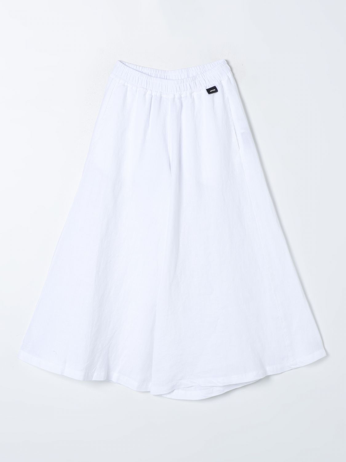 Shop Aspesi Pants  Kids Color White