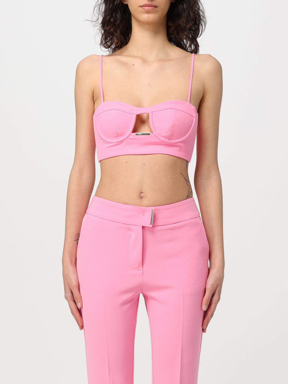 Shop Simona Corsellini Top  Woman Color Pink