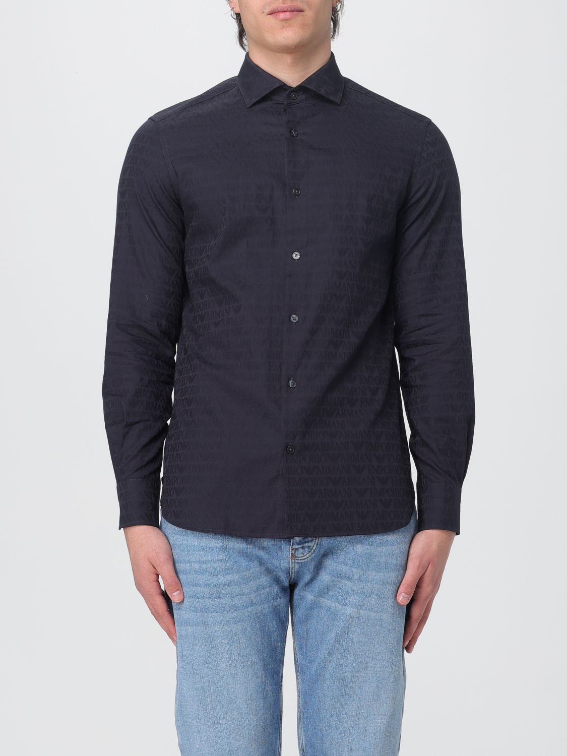 EMPORIO ARMANI Hemd Herren Farbe Blau
