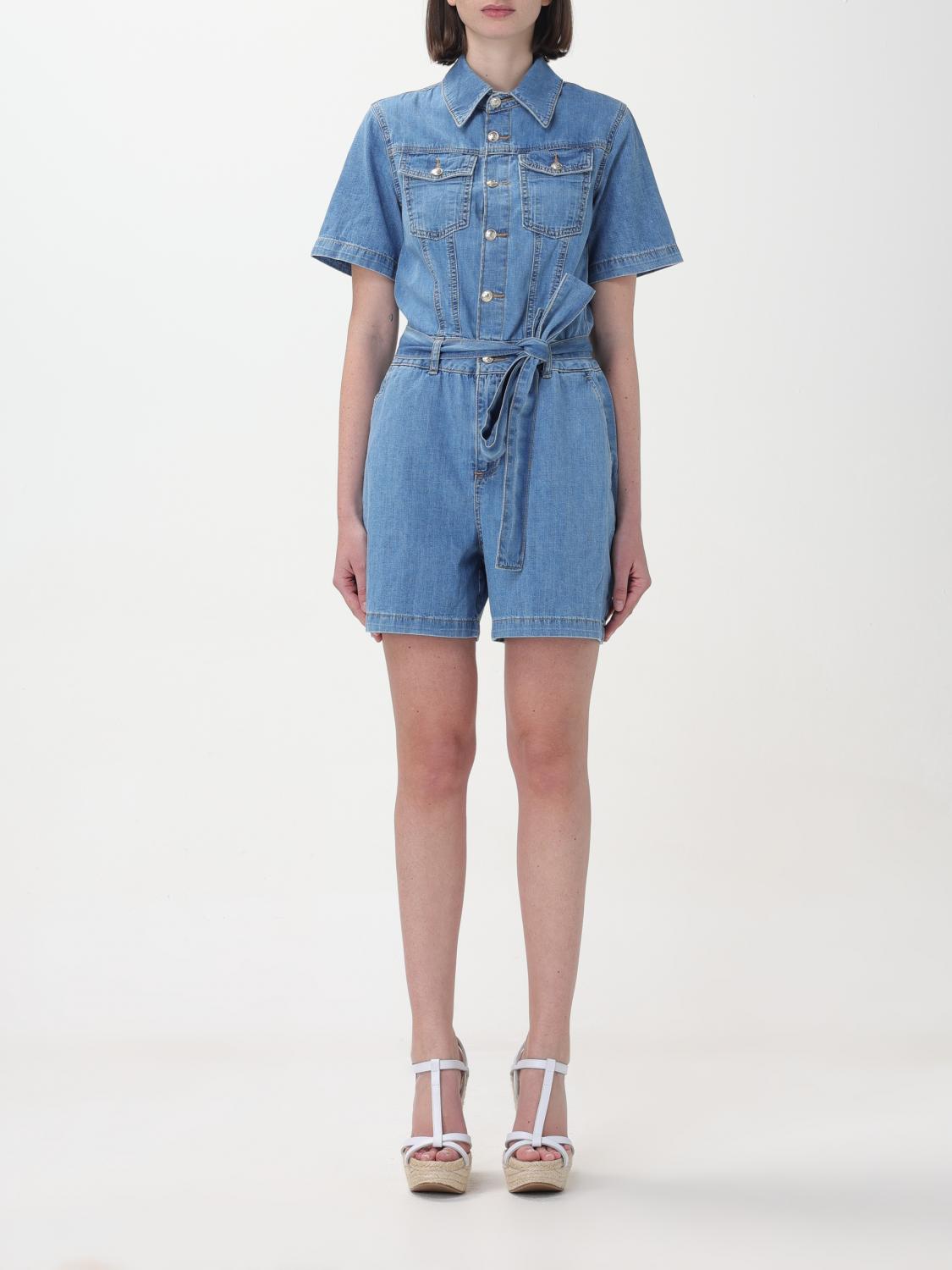 Liu •jo Jumpsuits Liu Jo Woman Color Denim In Denim