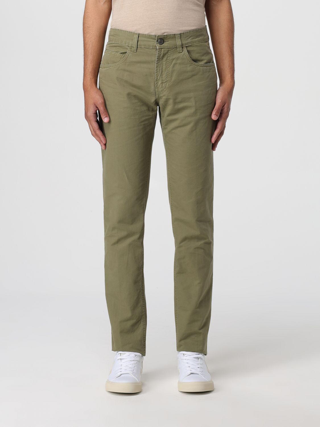 Shop Fay Pants  Men Color Green