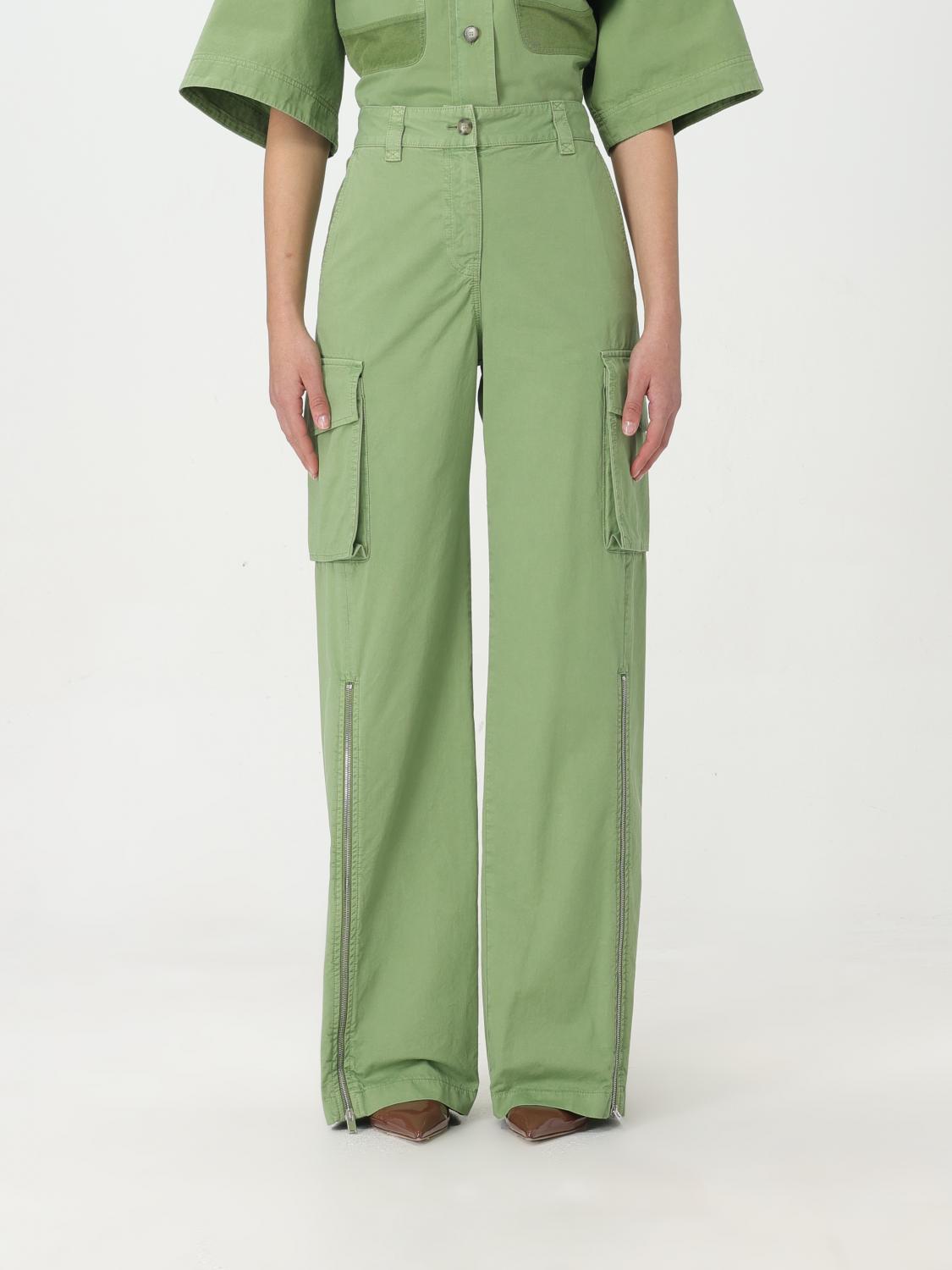 Shop Stella Mccartney Pants  Woman Color Green