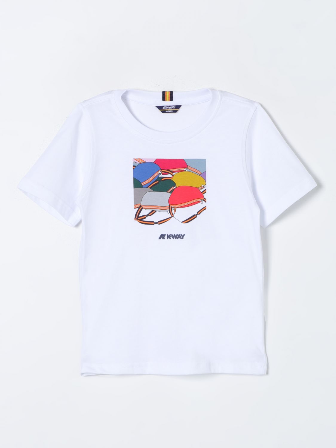 Shop K-way T-shirt  Kids Color White