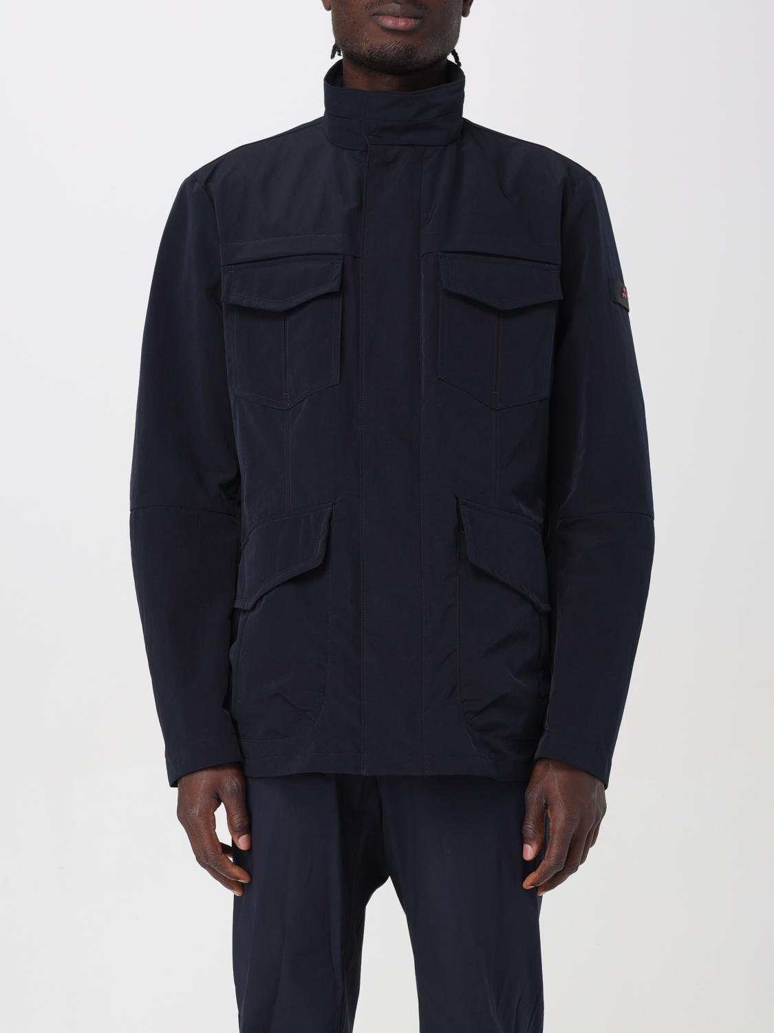 Peuterey Long Sleeve Casual Jacket In Blue