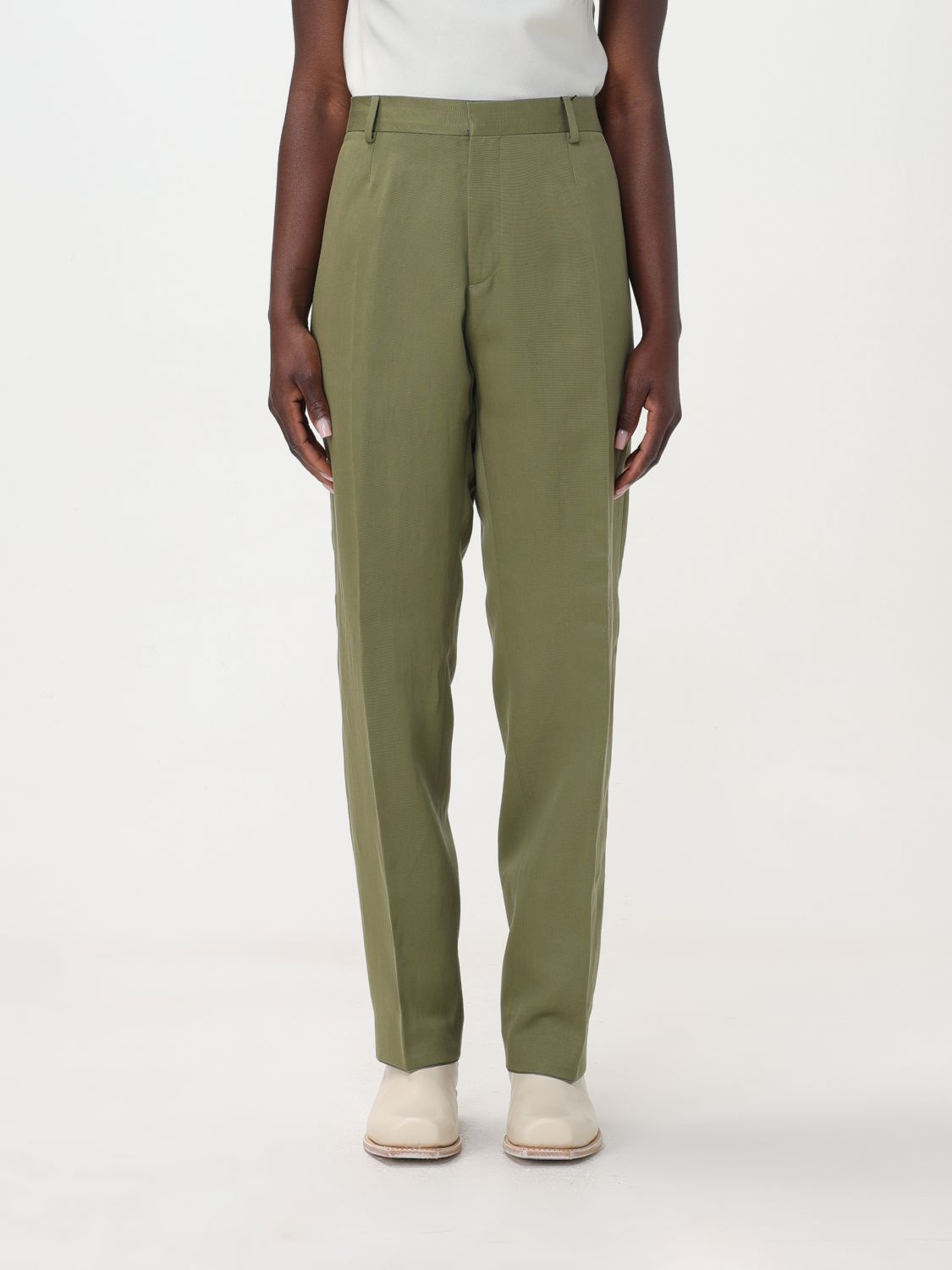 Calvin Klein Trousers  Woman In 绿色