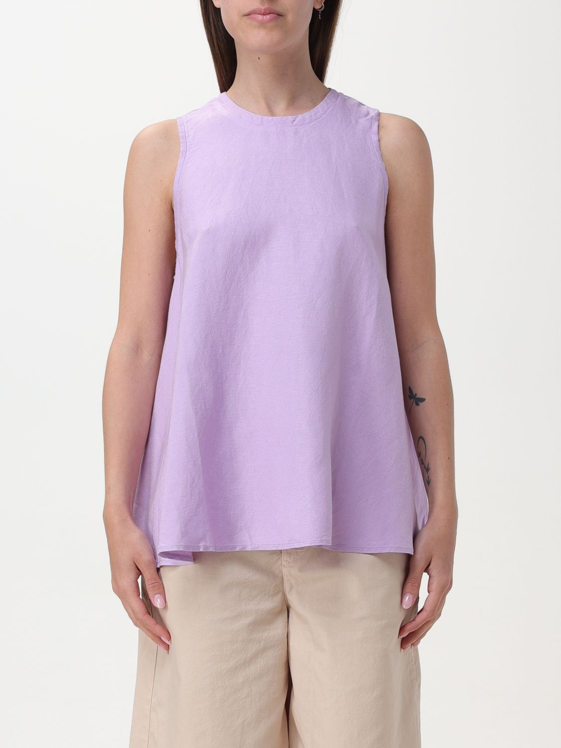 Shop Sun 68 Top  Woman Color Lilac