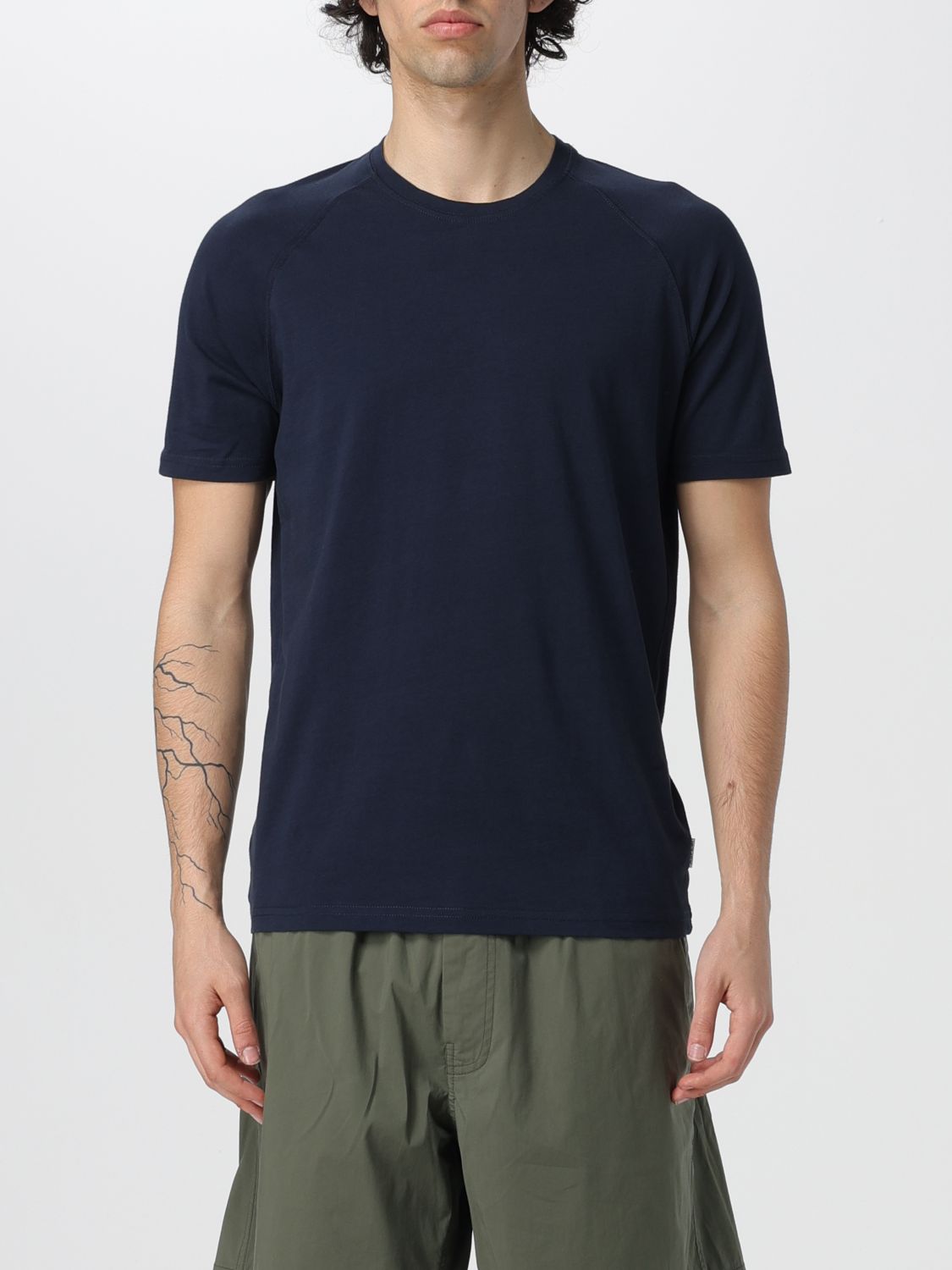 Shop Aspesi T-shirt  Men Color Blue