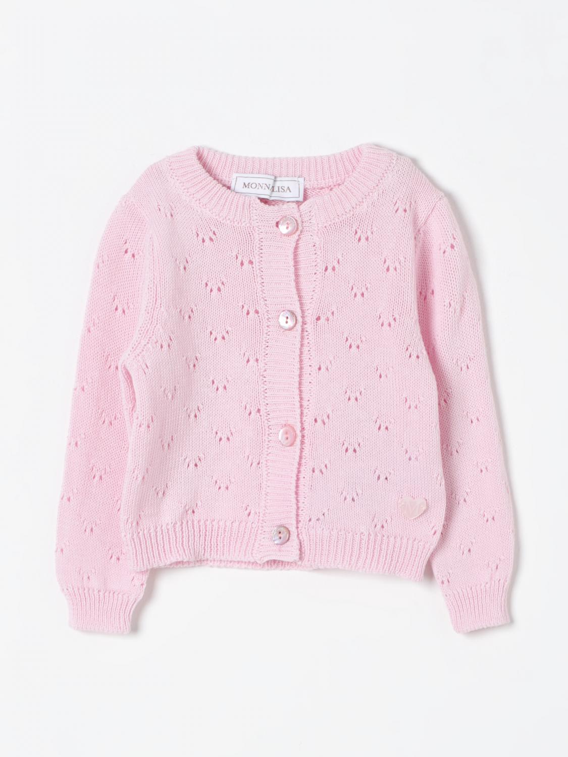 MONNALISA SWEATER MONNALISA KIDS COLOR PINK F49838010