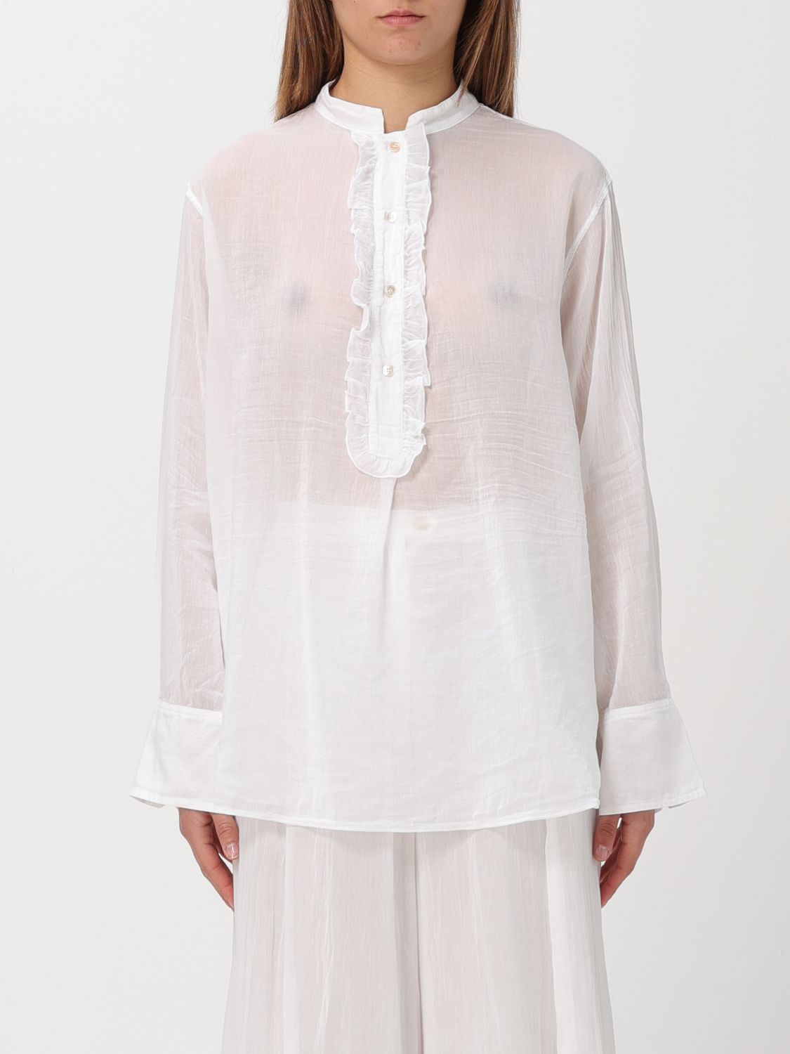 Shop Forte Forte Shirt  Woman Color White