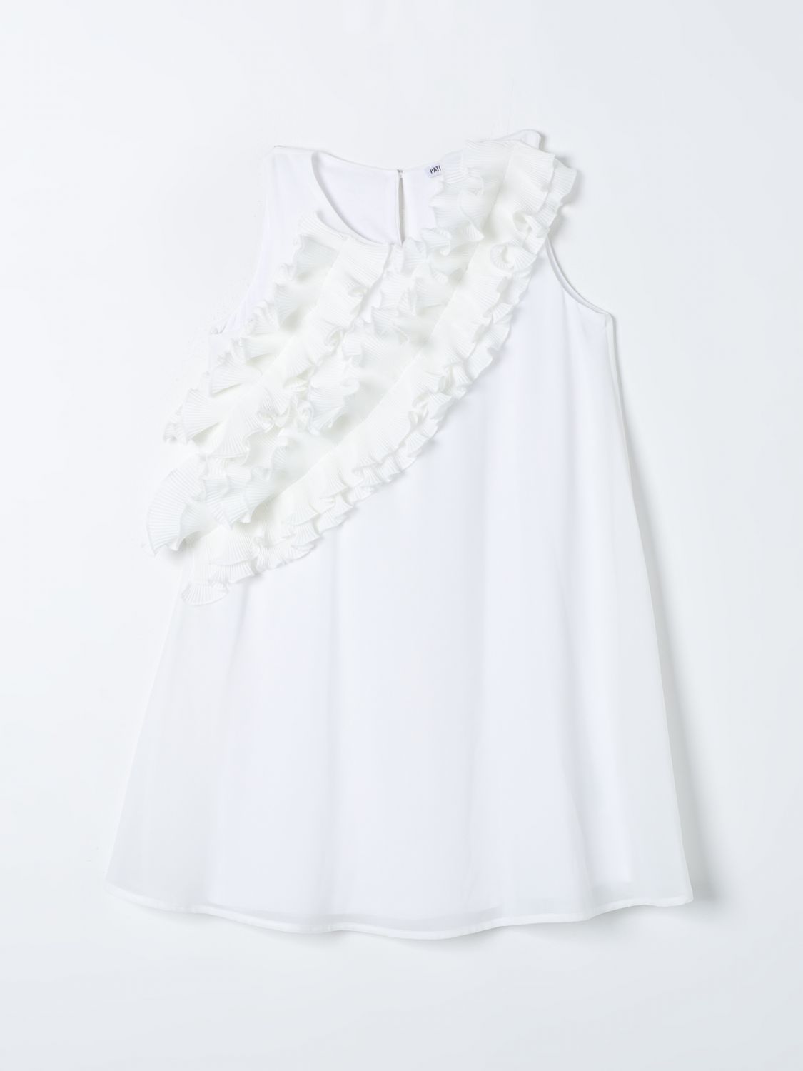 Patrizia Pepe Dress Kids Color White In White