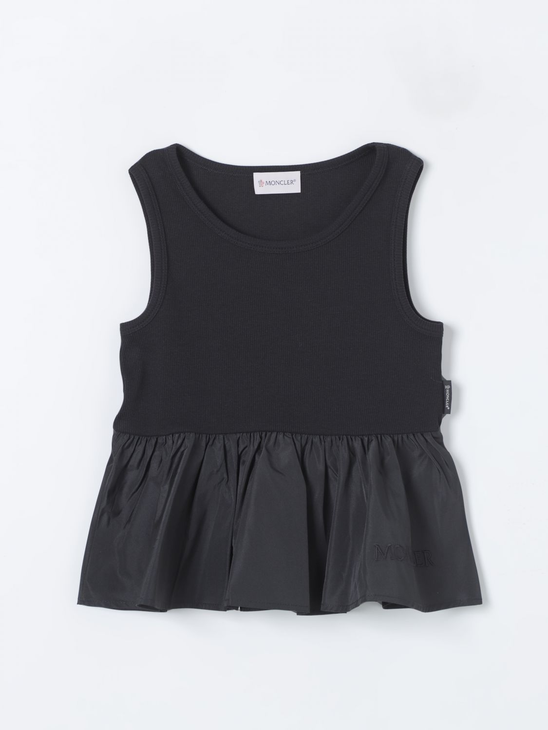 Shop Moncler Top  Kids Color Black