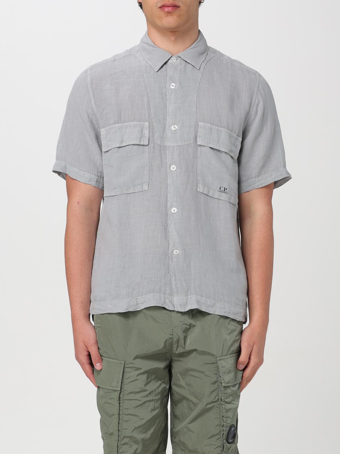 C.p. Company Shirt Men In Grey