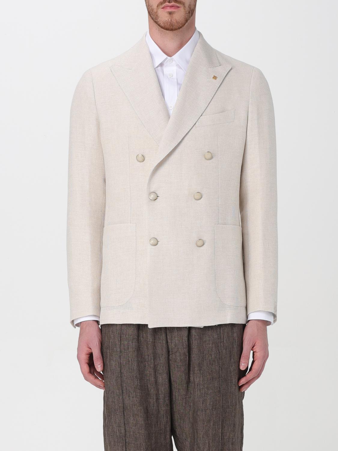 Tagliatore Jacket  Men Color Beige In 米色