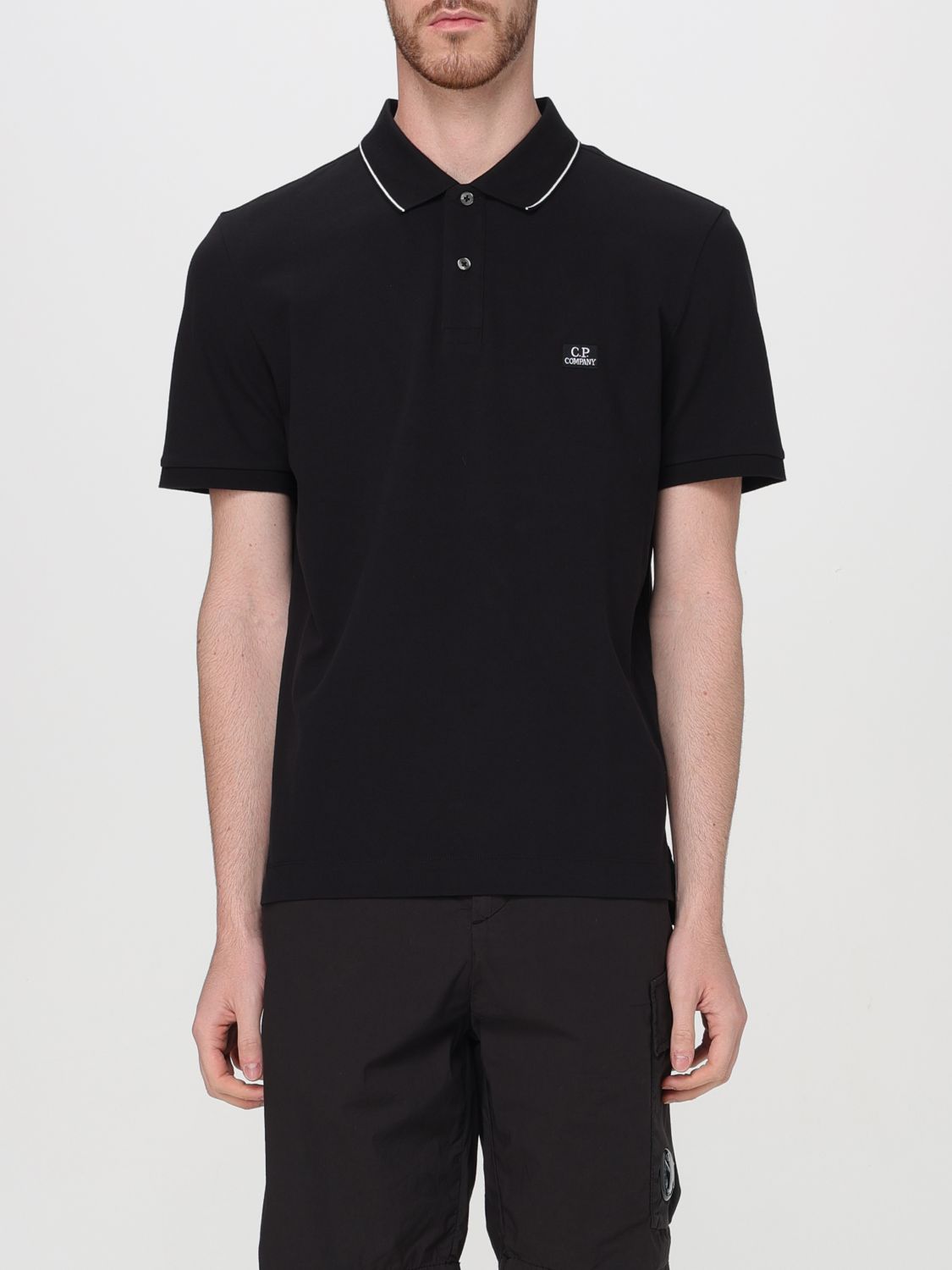 C.p. Company Polo Shirt  Men Color Black In 黑色