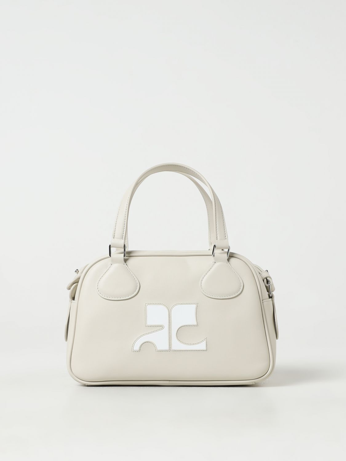Shop Courrèges Handbag  Woman Color Grey