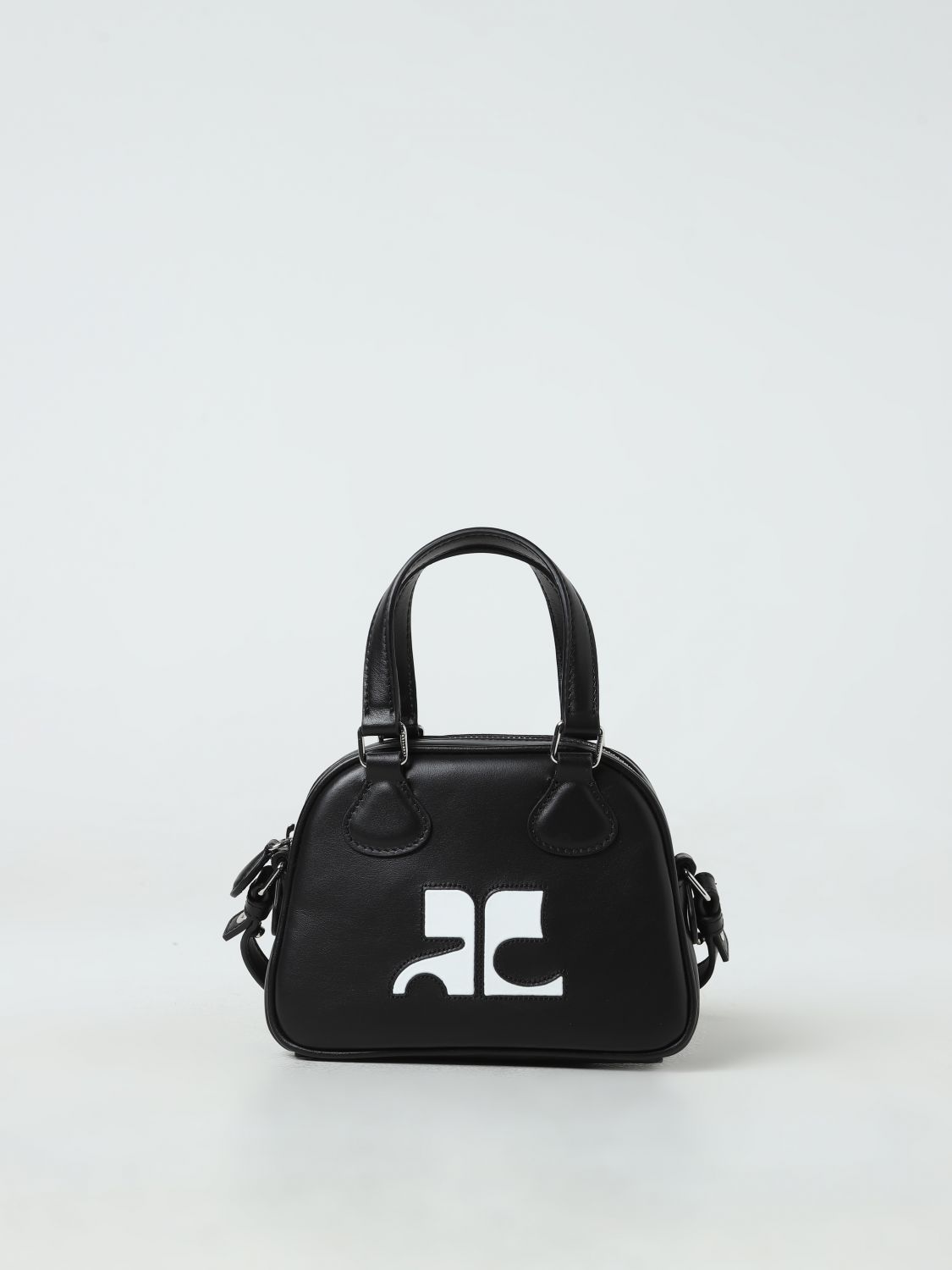 Shop Courrèges Mini Bag  Woman Color Black