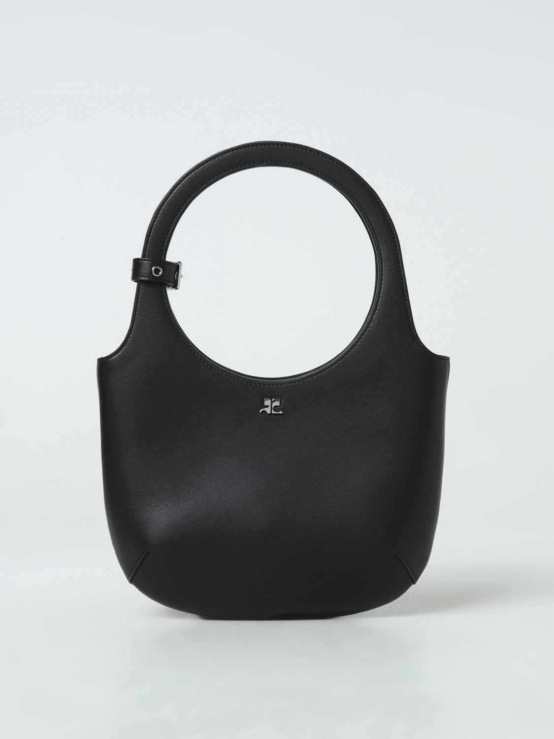 Shop Courrèges Shoulder Bag  Woman Color Black