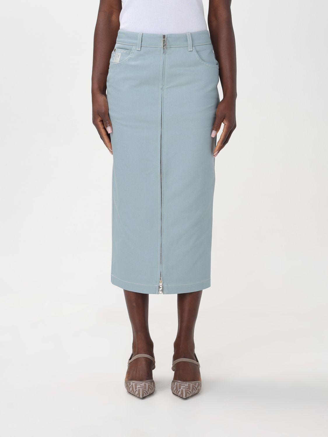 Fendi Skirt  Woman In Blue