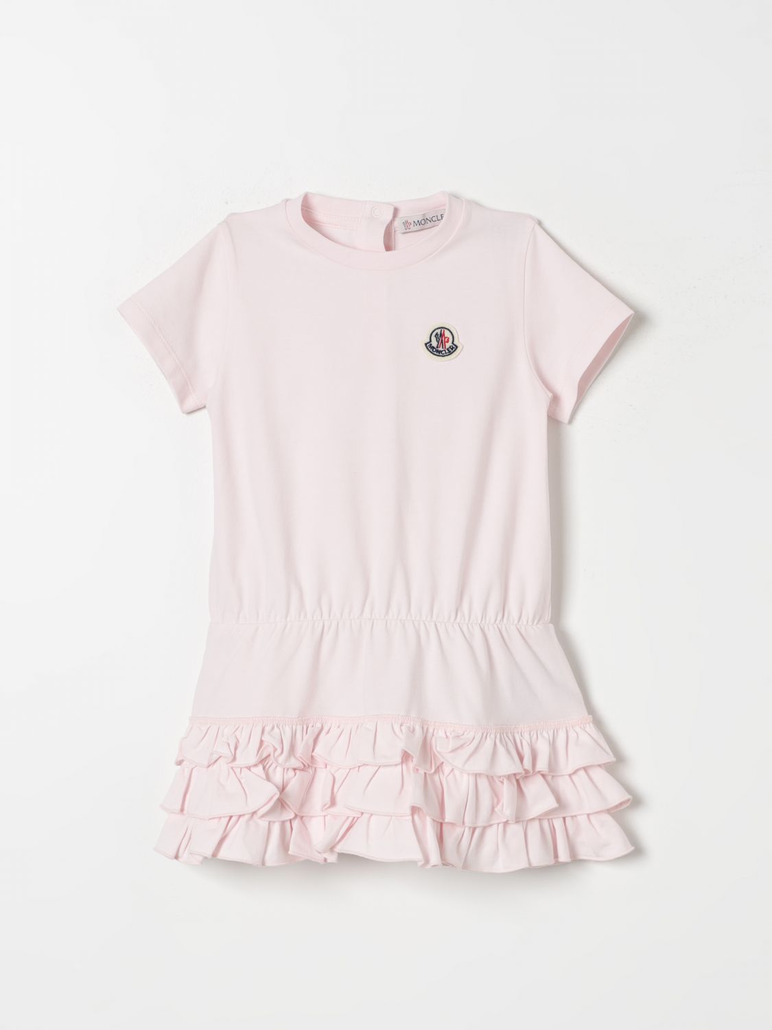 Shop Moncler Romper  Kids Color Pink