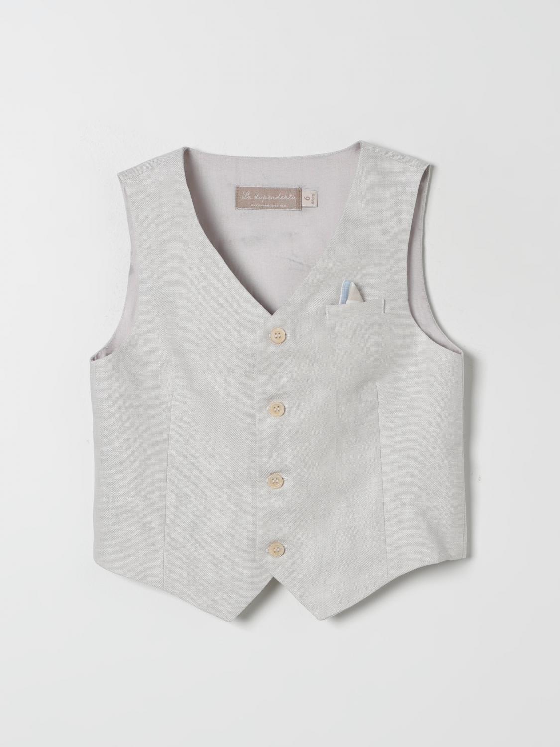 La Stupenderia Waistcoat  Kids Color Grey In Grey