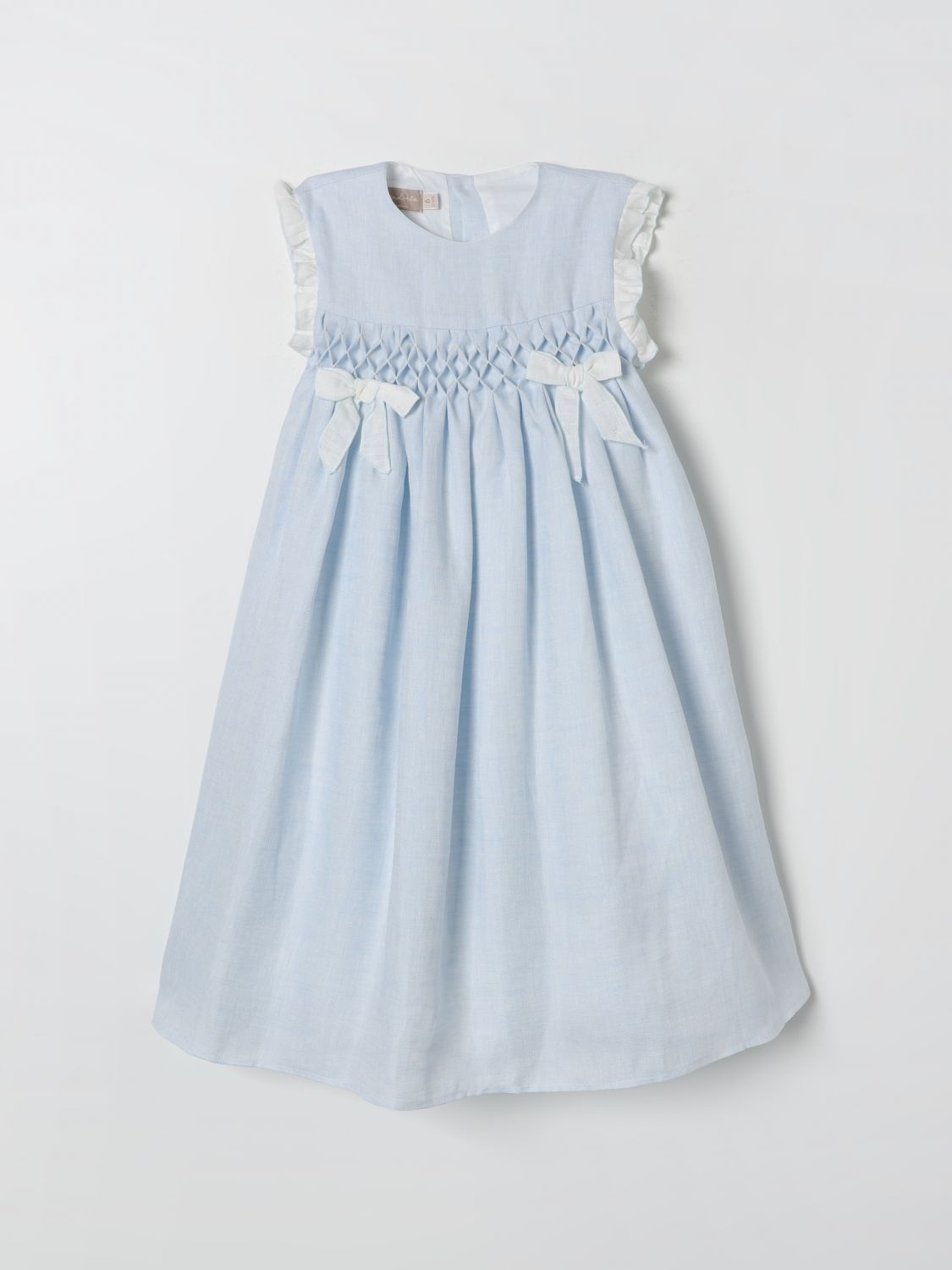 Shop La Stupenderia Dress  Kids Color Gnawed Blue