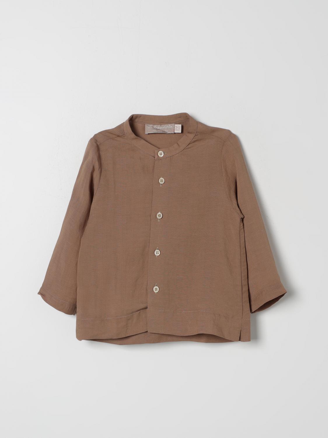 La Stupenderia Shirt  Kids Color Brown In Brown