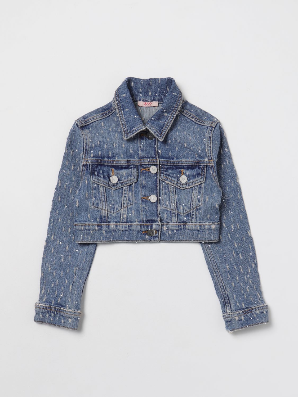 Shop Liu •jo Jacket Liu Jo Kids Color Blue